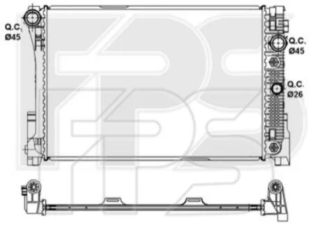 Радіатор охолодження FPS FP 46 A83