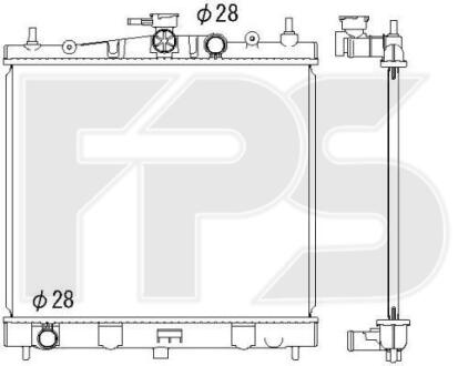 Радіатор охолодження FPS FP 50 A1346