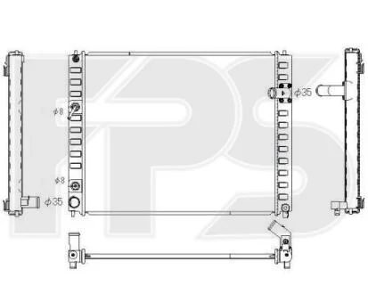 Радіатор охолодження FPS FP 50 A344
