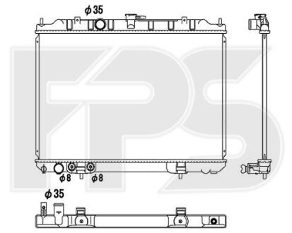 Радіатор охолодження FPS FP 50 A619