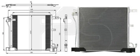 Конденсатор кондиціонера FPS FP 50 K785