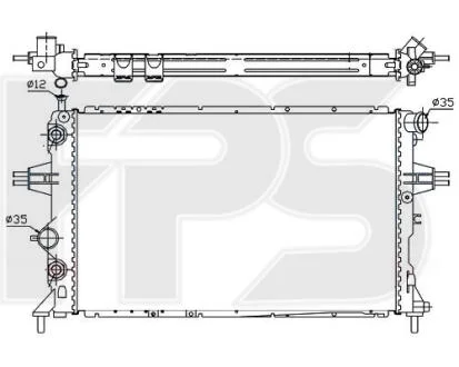 Радіатор охолодження FPS FP 52 A282