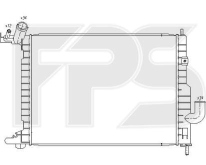 Радіатор охолодження FPS FP 52 A297