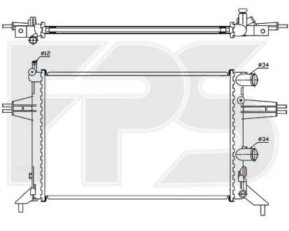 Радіатор охолодження FPS FP 52 A301