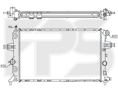 Радіатор охолодження FPS FP 52 A316