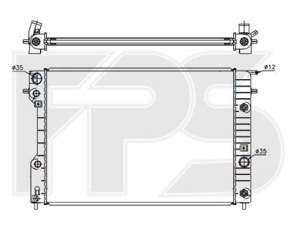 Радіатор охолодження FPS FP 52 A318
