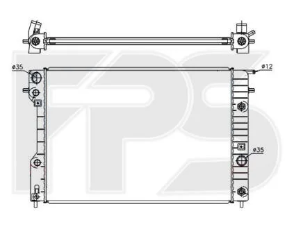 Радіатор охолодження FPS FP 52 A318