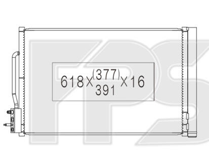 Конденсатор кондиціонера FPS FP 52 K374