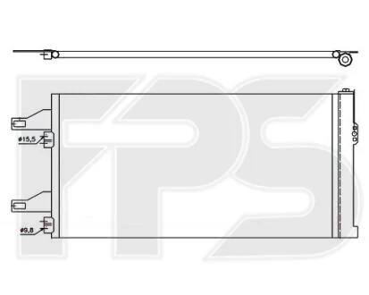 Конденсатор кондиціонера FPS FP 54 K430