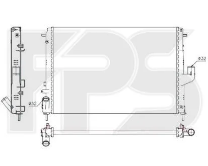 Радіатор охолодження FPS FP 56 A145