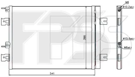 Конденсатор кондиціонера FPS FP 56 K789