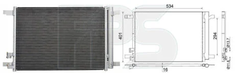 Конденсатор кондиціонера FPS FP 64 K489