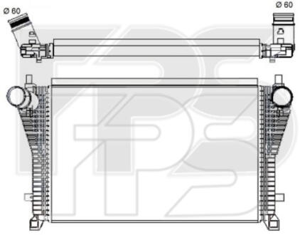 Радіатор наддуву FPS FP 64 T05