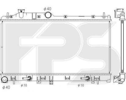 Радіатор охолодження FPS FP 67 A1402