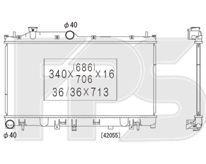 Радіатор охолодження FPS FP 67 A475