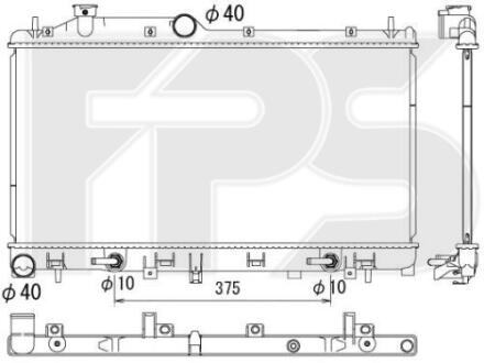 Радіатор охолодження FPS FP 67 A893