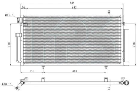 Конденсатор кондиціонера FPS FP 67 K351