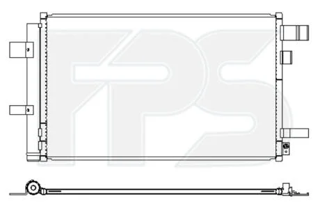 Конденсатор кондиціонера FPS FP 67 K509