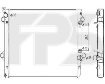 Радіатор охолодження FPS FP 70 A1316