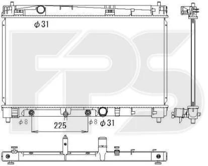Радіатор охолодження FPS FP 70 A1327