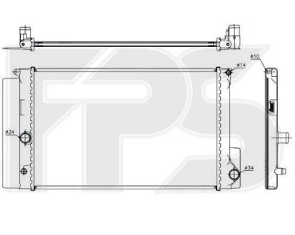 Радіатор охолодження FPS FP 70 A843