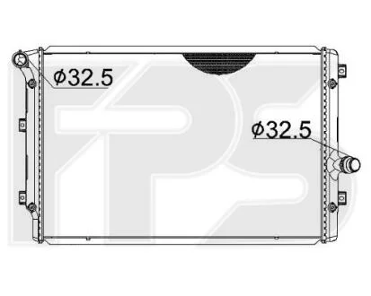 Радіатор охолодження FPS FP 74 A1216