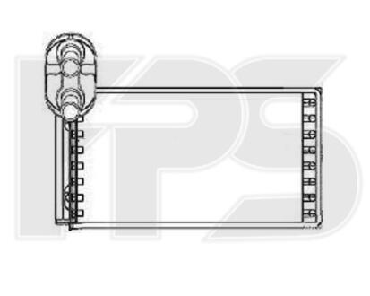 Радіатор пічки FPS FP 74 N30