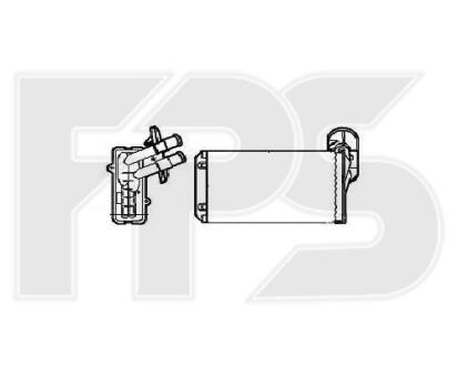 Радіатор пічки FPS FP 74 N92