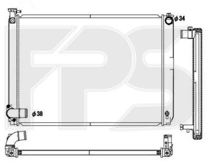 Радіатор охолодження FPS FP 81 A87