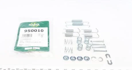 Ремкомплект колодок стояночного гальма FRENKIT 950010