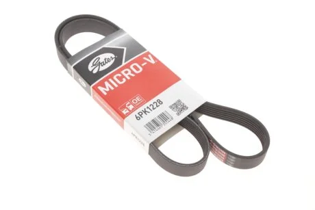 Ремінь генератора поліклиновий Gates 6PK1228