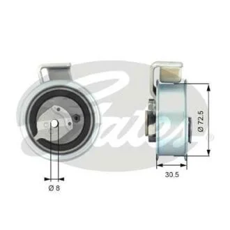 Натягувачі ролики приводу ГРМ Gates T43018