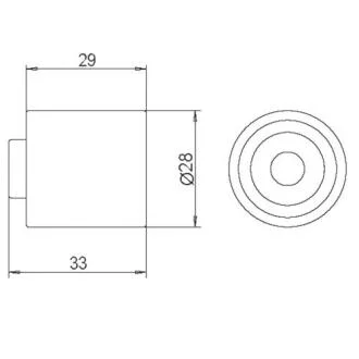 Ролик натяжний AUDI, SEAT GMB GT50630