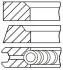 Комплект кілець на поршень GOETZE 08-182700-00 (фото 1)
