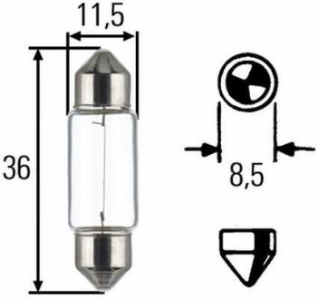 Автомобiльна лампа HELLA 8GM 002 092-241