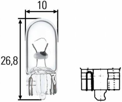 Автомобiльна лампа HELLA 8GP 003 594-241