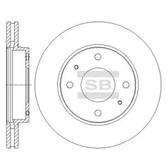 Тормозной диск передний SONATA EF 02- (Корея) Hi-Q Hi-Q (SANGSIN) SD1044