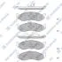 Колодки тормозные передние Kia Carnival, Jeep Cherokee Hi-Q (SANGSIN) SP1112 (фото 1)