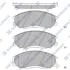 Тормозная колодка передняя SANTA FE (SM-2.0/2.4/2.7/2.0CRDi) 00-05/TRAJET (FO-2.0/2.7 V6/2.0CRDi) 99-07 Hi-Q (SANGSIN) SP1115 (фото 1)