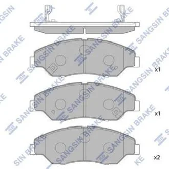 Колодка гальм. диск. KIA SPORTAGE 2.0I, 2.0TD 99-02 передн. (SANGSIN) Hi-Q (SANGSIN) SP1118