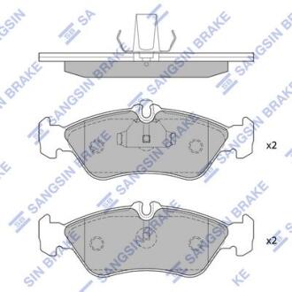 Гальмiвнi колодки кт. Hi-Q (SANGSIN) SP1274A