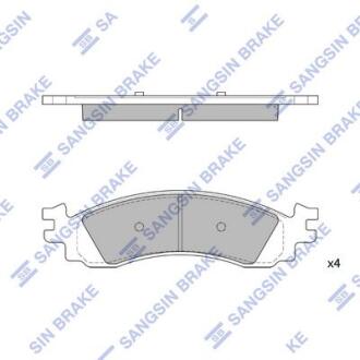 Колодки тормозные передние Ford Explorer (06-), Taurus (11-) Hi-Q (SANGSIN) SP1510