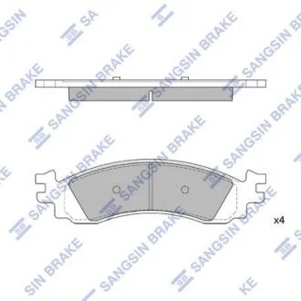 Колодки тормозные передние Ford Explorer (06-), Taurus (11-) Hi-Q (SANGSIN) SP1510