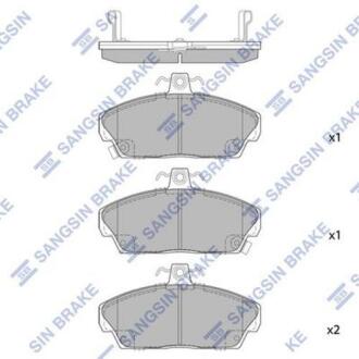 Гальмiвнi колодки кт. Hi-Q (SANGSIN) SP1571