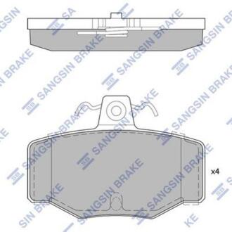 Гальмiвнi колодки кт. Hi-Q (SANGSIN) SP1741