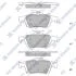 Колодки тормозные задние (дисковые) Ford C-MAX II EcoBoost (12-), Ford Focus III Hi-Q (SANGSIN) SP1947 (фото 1)