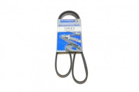 Ремінь генератора (поліклиновий) HUTCHINSON 1120 K 3