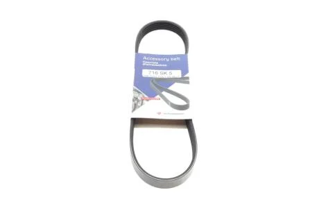 Ремінь генератора (поліклиновий) HUTCHINSON 716 SK 5