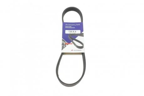Ремінь поліклиновий 6PK736 HUTCHINSON 736K6