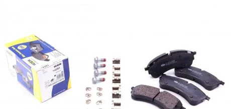 Комплект гальмівних колодок (дискових) ICER 142283